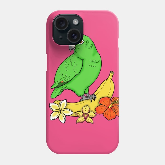 Tropical Parrot-ise Phone Case by HonuHoney