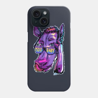 Moo Baby in Color Phone Case