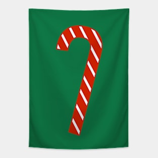 Red and White Candy Cane Digital Art | Christmas Special | illusima Tapestry