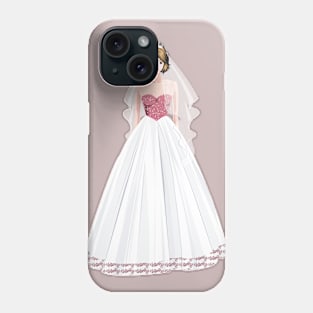 beautiful bride Phone Case