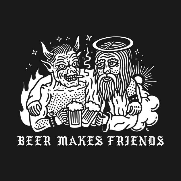 Beer Makes Friends, Cheers! by Utamanya