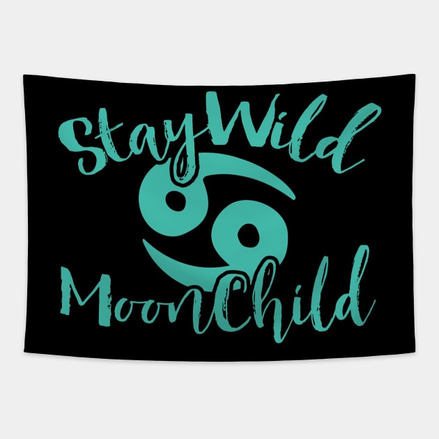 Stay Wild MoonChild Tapestry by bubbsnugg