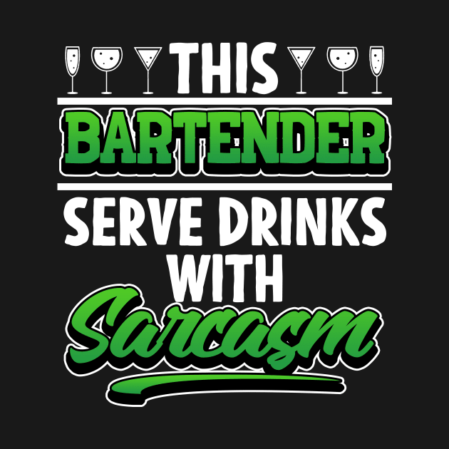 This Bartender Serve Drinks With Sarcasm by Mesyo