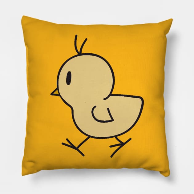 Little Baby Chick Pillow by saradaboru