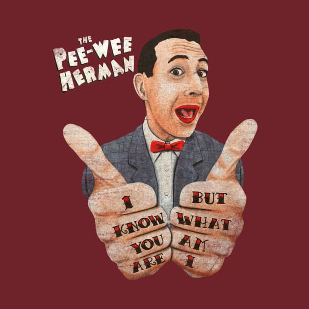 MEMORYS PAUL REUBENS IN THE PEW PEW HERMAN SHOW by topikproyek