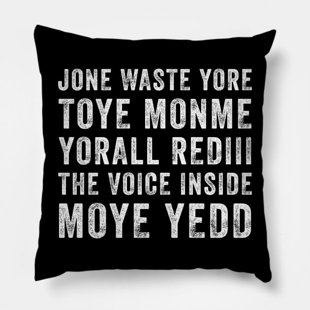 JONE WASTE YORE Funny I Miss You Jone Waste Yore Toye Monme Pillow by DesignergiftsCie