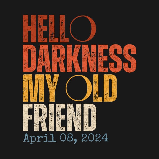 Hello Darkness My Old Friend Solar Eclipse April 08, 2024 by Point Shop