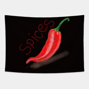 spicy t shirt Tapestry