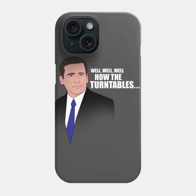 Michael Scott: Turntables Phone Case by CoolDojoBro