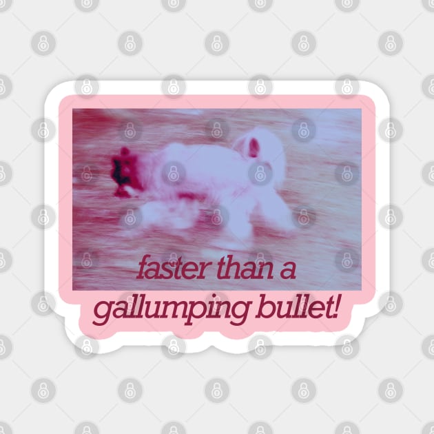 Gallumping Bullet Magnet by Thread Dazzle