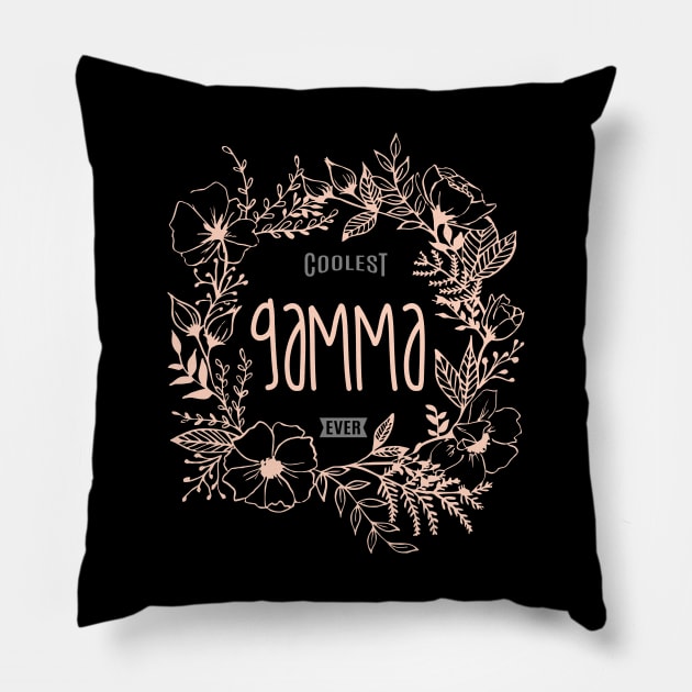 Coolest Gamma Ever Pillow by C_ceconello