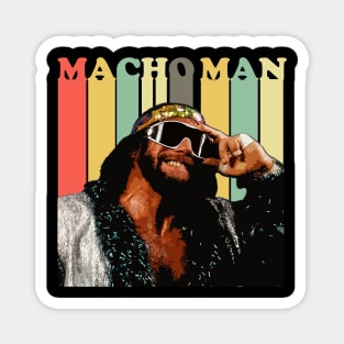 Retro Macho Man Magnet