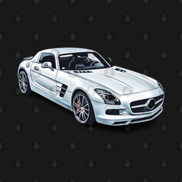 Mercedes SLS victor art by Auto-apparel