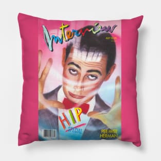 Pee Wee Interview Magazine 1987 Pillow