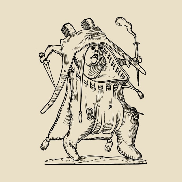 Grotesque #17 The Drolatic Dreams of Pantagruel (1565) by n23tees