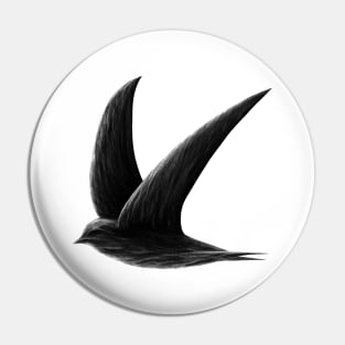 Swift bird design Pin