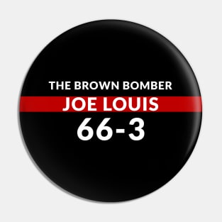 Joe Louis - The Brown Bomber Pin