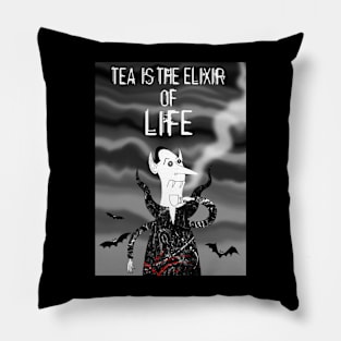 Tea is the Elixir of Life Pillow