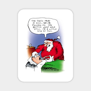 Tooth Fairy Santa Magnet