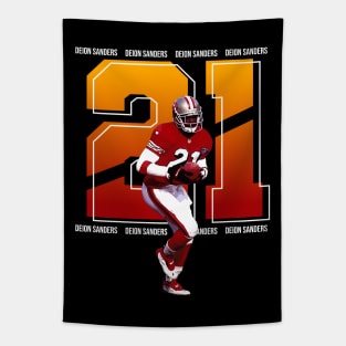 Deion Sanders 21 Tapestry