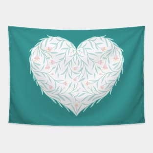 blooming heart Tapestry