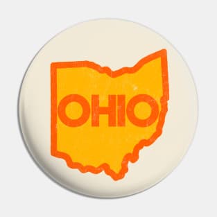 Ohio // Retro Typography Design Pin