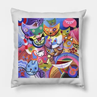 Kandinsky's Kats Pillow