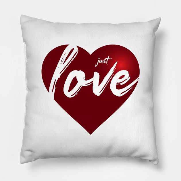 Just love Pillow by melenmaria