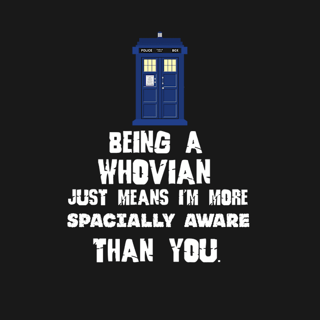 Spacially aware Whovian by Diversions pop culture designs