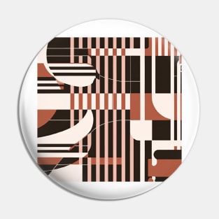 Art Deco Symmetry Pin