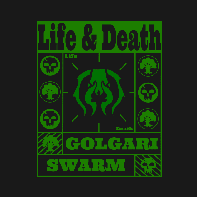 Golgari Swarm | Life & Death | MTG Green on Black Guild Design by ChristophZombie