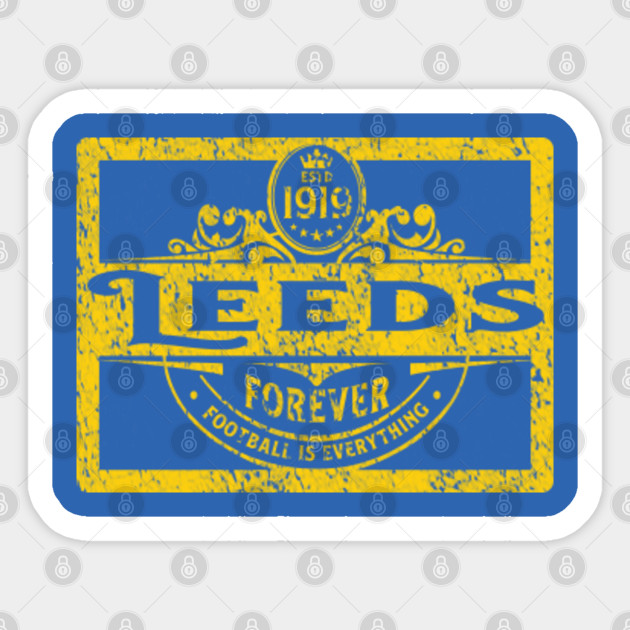 Football Is Everything Leeds Heritage Era Leeds United Sticker Teepublic Au