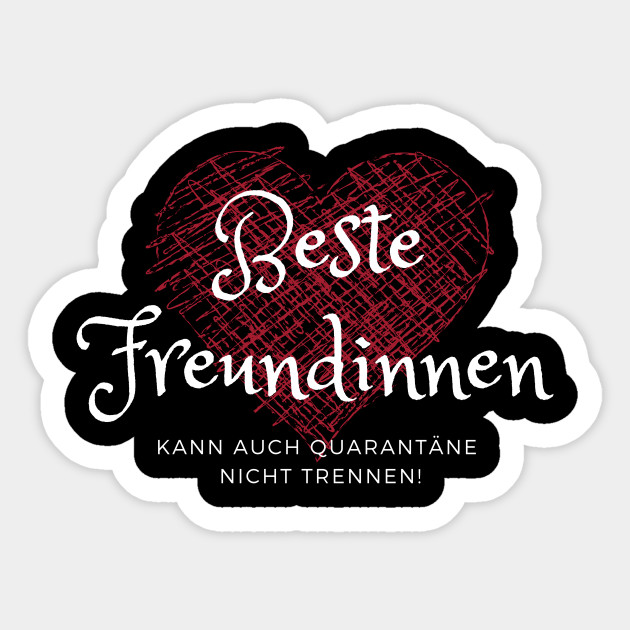 Beste Freundinnen In Quarantane Weiss Corona Social Distancing
