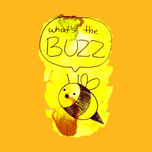 "What's the Buzz" Cute Bee by saradaboru