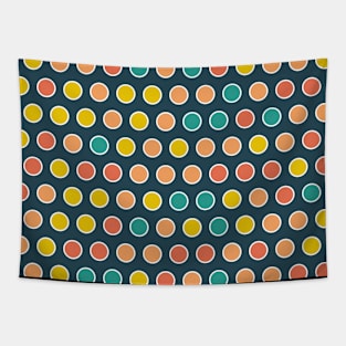Colorful Pois Pattern Tapestry