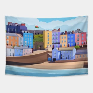 Tenby in Pembrokeshire - South Wales Tapestry