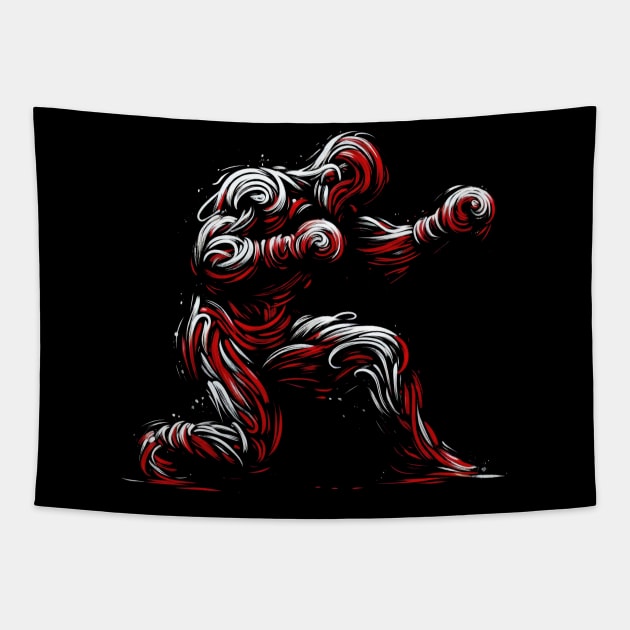 Boxer Tapestry by Delicious Art