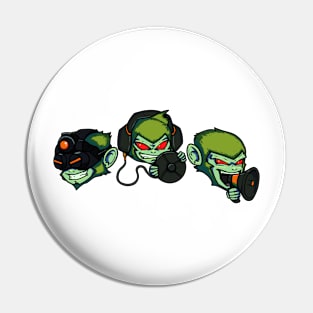 Evil Monkeys Pin