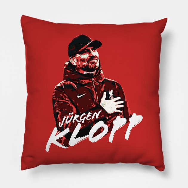 Jurgen Klopp Is Red Pillow by Colana Studio