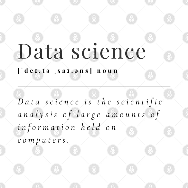 Data Science Definition by SamSamDataScience