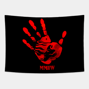 Hand Red Mmiw Tapestry