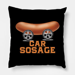 Funny Car Sosage Pillow