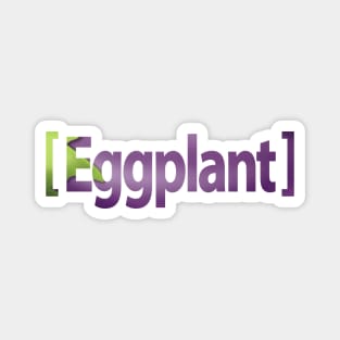 Eggplant Emoji Funny Magnet