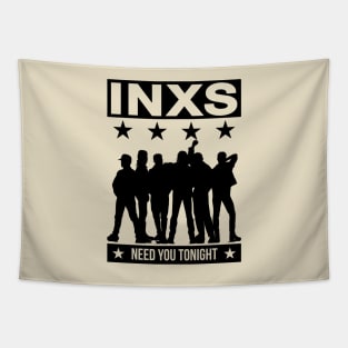 Need You Tonight // INXS // Retro Fanart Style Tapestry