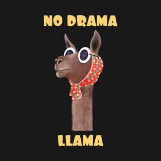 No Drama Llama with sunglasses T-Shirt