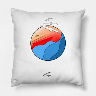 California Sunset Pillow