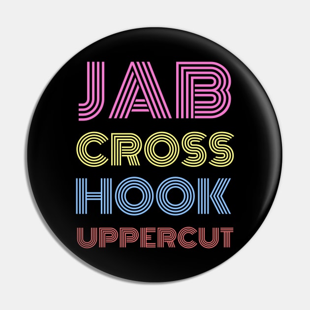 Boxing Jab Cross Hook Uppercut Pin by 30.Dec