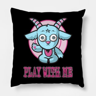 Kawaii Play With Me Baphomet Pillow