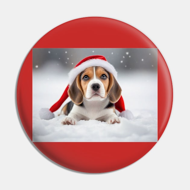 Adorable beagle puppy in the snow Pin by Love of animals