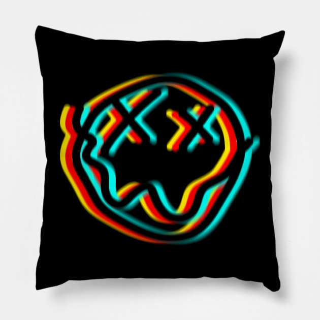 ACID techno design Pillow by reyyan's shop